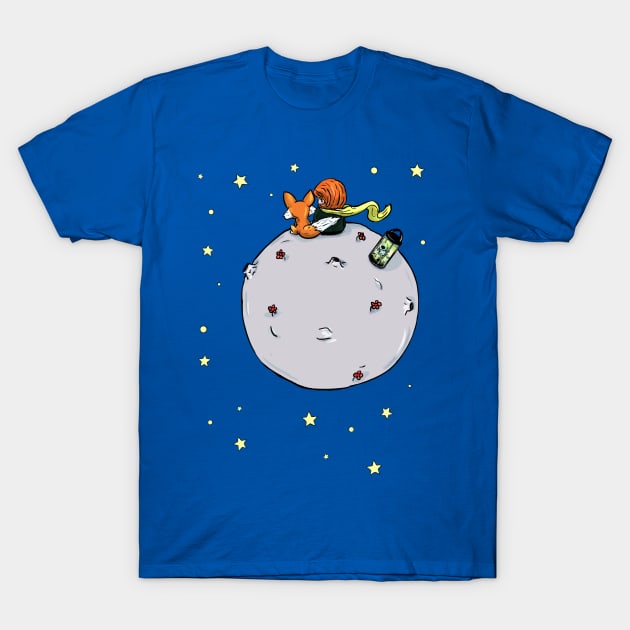 watching the stars T-Shirt by randomship